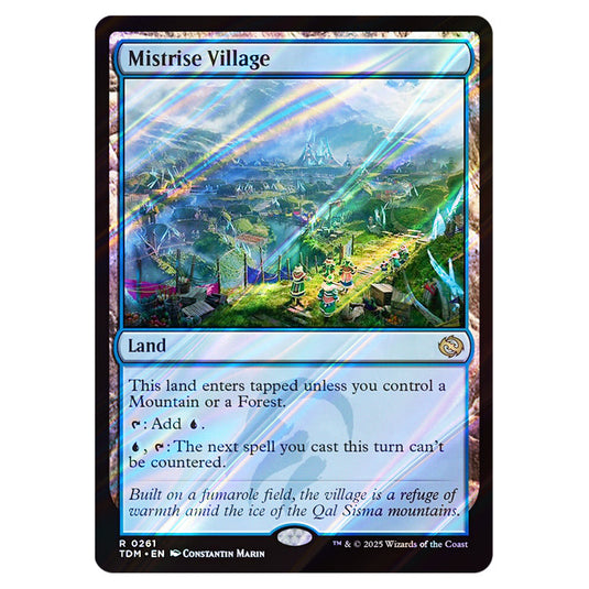 Mistrise Village 0261 card from the Magic The Gathering set Tarkir: Dragonstorm