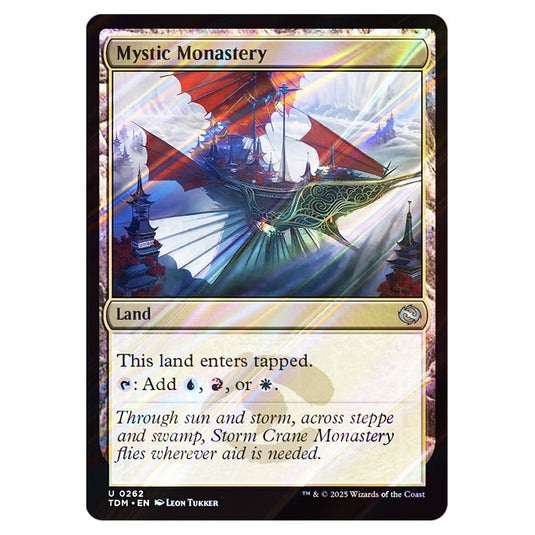 Mystic Monastery 0262 card from the Magic The Gathering set Tarkir: Dragonstorm