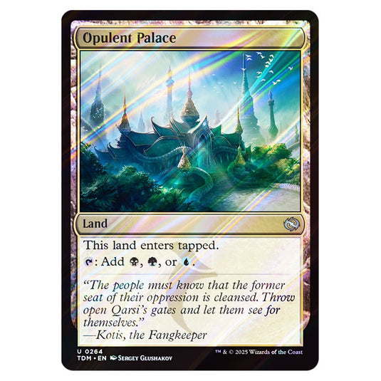 Opulent Palace 0264 card from the Magic The Gathering set Tarkir: Dragonstorm