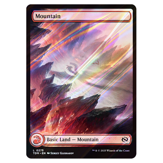 Mountain 0275 card from the Magic The Gathering set Tarkir: Dragonstorm