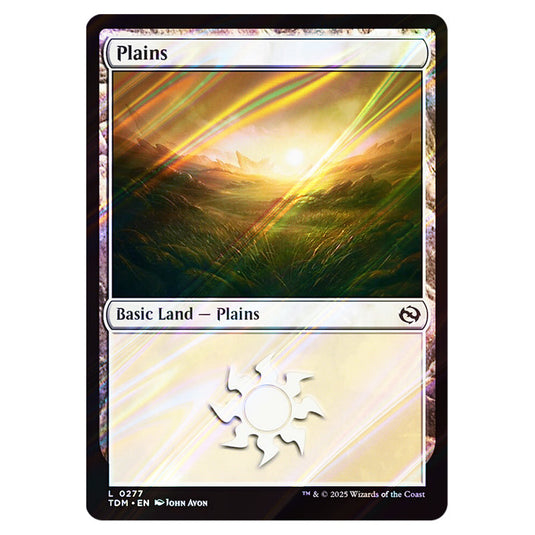 Plains 0277 card from the Magic The Gathering set Tarkir: Dragonstorm