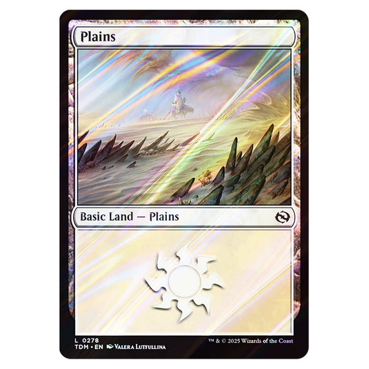 Plains 0278 card from the Magic The Gathering set Tarkir: Dragonstorm