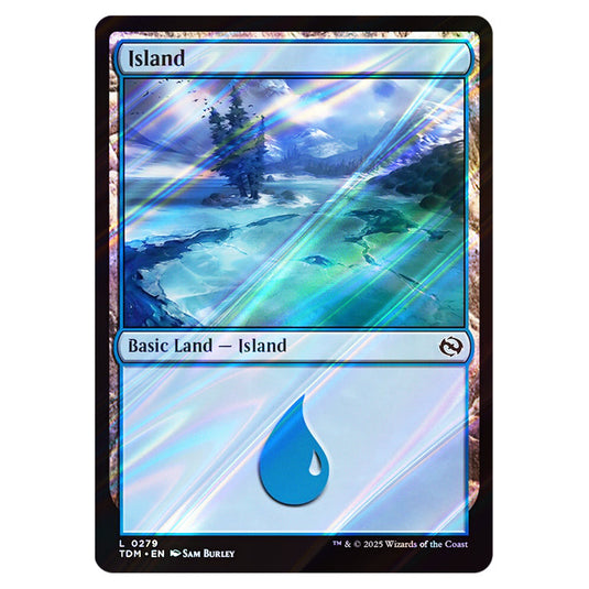Island 0279 card from the Magic The Gathering set Tarkir: Dragonstorm
