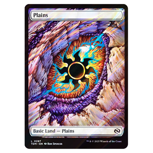 Plains 0287 card from the Magic The Gathering set Tarkir: Dragonstorm