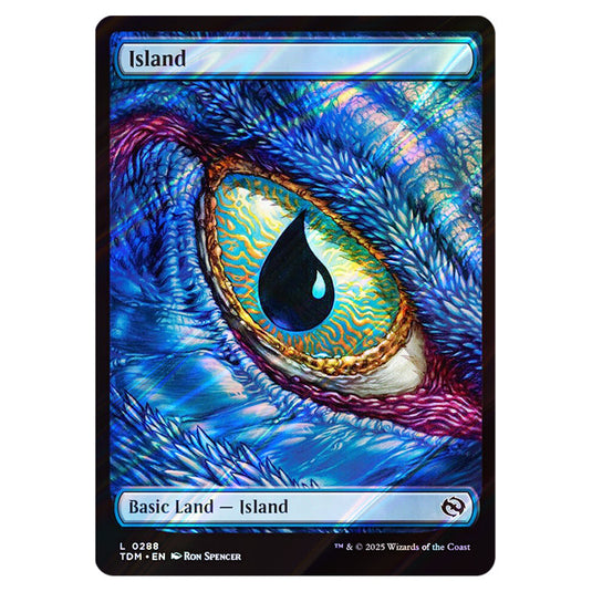 Island 0288 card from the Magic The Gathering set Tarkir: Dragonstorm