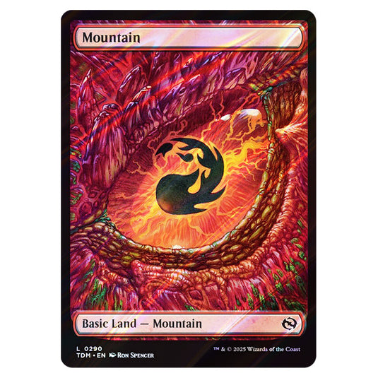 Mountain 0290 card from the Magic The Gathering set Tarkir: Dragonstorm