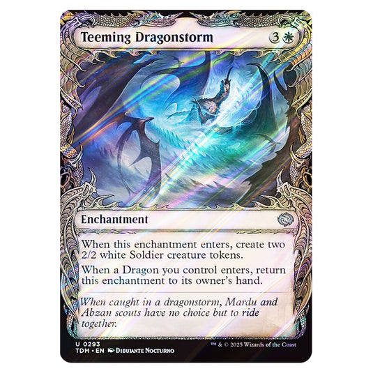 Teeming Dragonstorm 0293 card from the Magic The Gathering set Tarkir: Dragonstorm