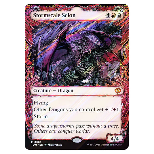 Stormscale Scion 0303 card from the Magic The Gathering set Tarkir: Dragonstorm