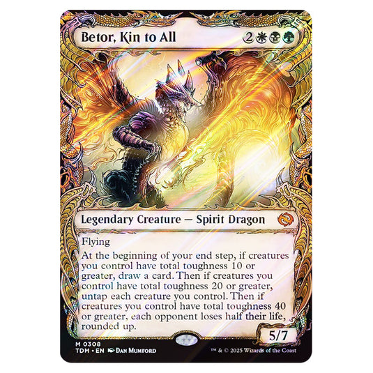 Betor, Kin to All 0308 card from the Magic The Gathering set Tarkir: Dragonstorm