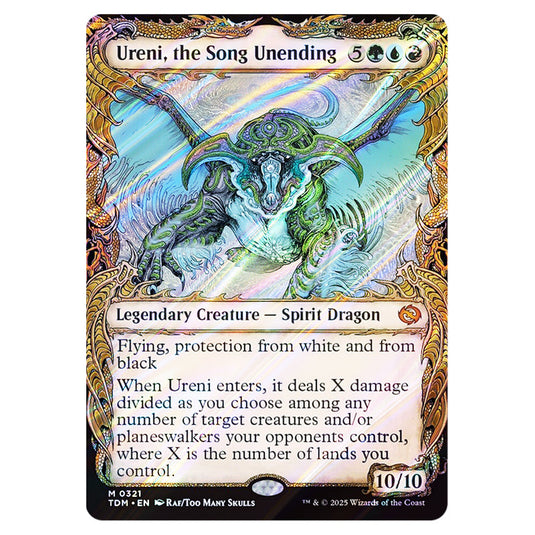 Ureni, the Song Unending 0321 card from the Magic The Gathering set Tarkir: Dragonstorm
