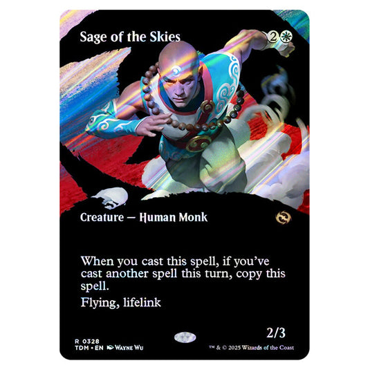 Sage of the Skies 0328 card from the Magic The Gathering set Tarkir: Dragonstorm