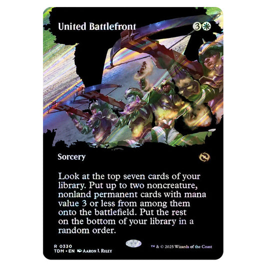 United Battlefront 0330 card from the Magic The Gathering set Tarkir: Dragonstorm