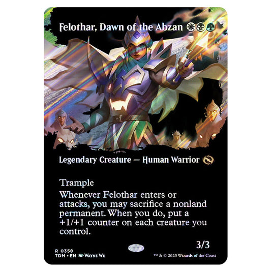 Felothar, Dawn of the Abzan 0358 card from the Magic The Gathering set Tarkir: Dragonstorm