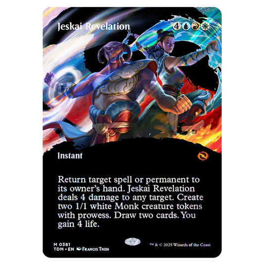 Jeskai Revelation 0361 card from the Magic The Gathering set Tarkir: Dragonstorm