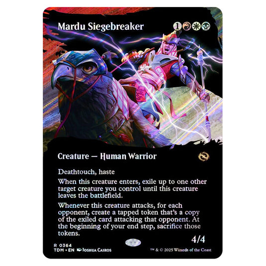 Mardu Siegebreaker 0364 card from the Magic The Gathering set Tarkir: Dragonstorm