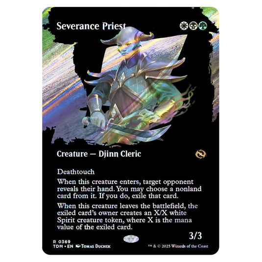 Severance Priest 0369 card from the Magic The Gathering set Tarkir: Dragonstorm