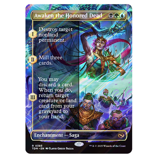 Awaken the Honored Dead 0383 card from the Magic The Gathering set Tarkir: Dragonstorm