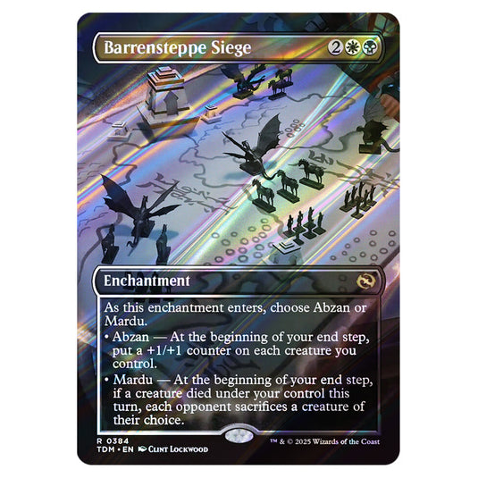 Barrensteppe Siege 0384 card from the Magic The Gathering set Tarkir: Dragonstorm