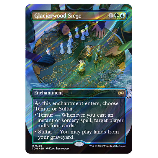 Glacierwood Siege 0386 card from the Magic The Gathering set Tarkir: Dragonstorm