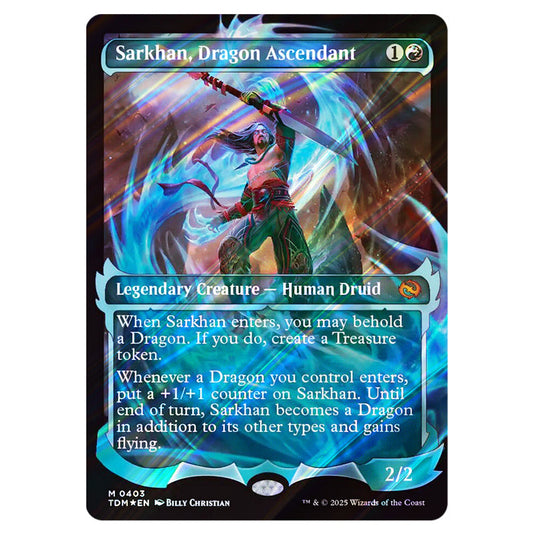 Sarkhan, Dragon Ascendant 0403 card from the Magic The Gathering set Tarkir: Dragonstorm