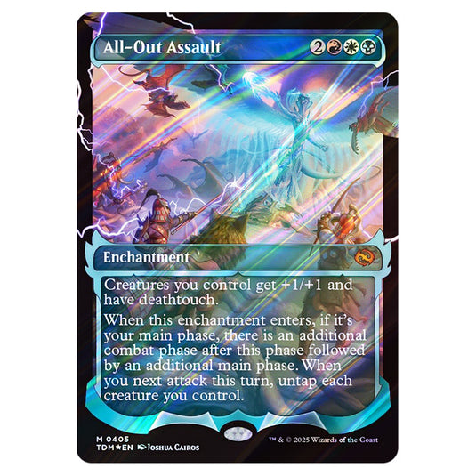 All-Out Assault 0405 card from the Magic The Gathering set Tarkir: Dragonstorm