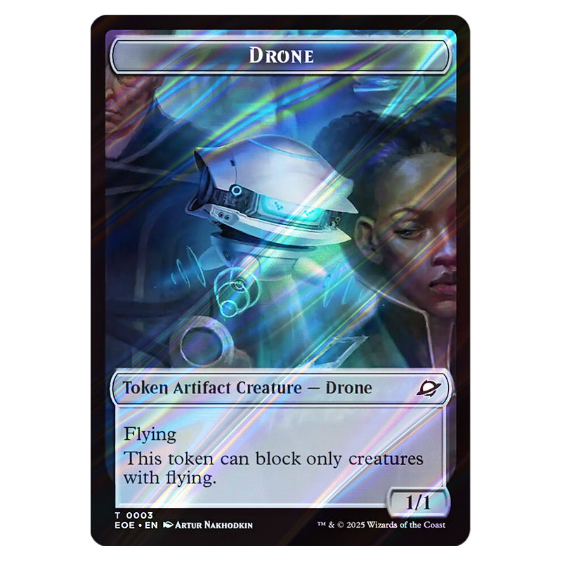 Magic The Gathering - Edge of Eternities - Tokens - Drone - 0003 (Foil Magic The Gathering - Edge of Eternities - Tokens - Drone - 0003 (Foil