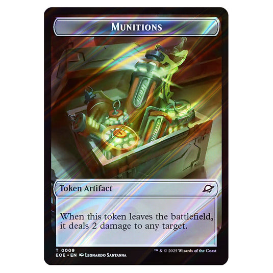 Munitions 0009 card from the Magic The Gathering set Edge of Eternities - Tokens