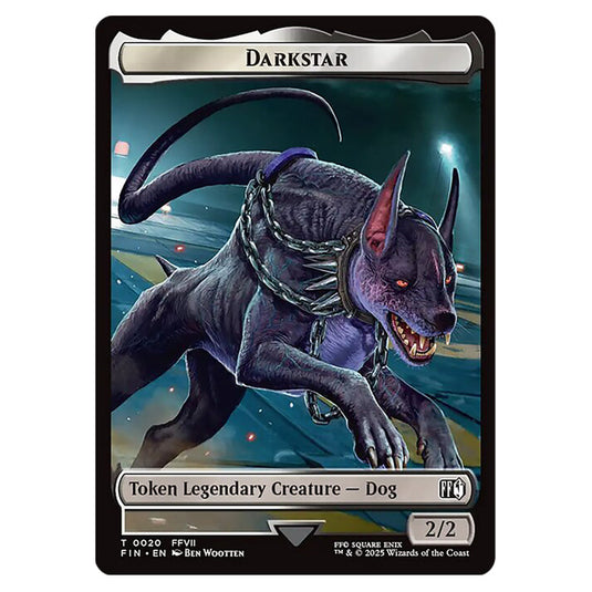 Darkstar 0020 card from the Magic The Gathering set Universes Beyond - Final Fantasy - Tokens