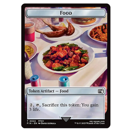 Food 0022 card from the Magic The Gathering set Universes Beyond - Final Fantasy - Tokens