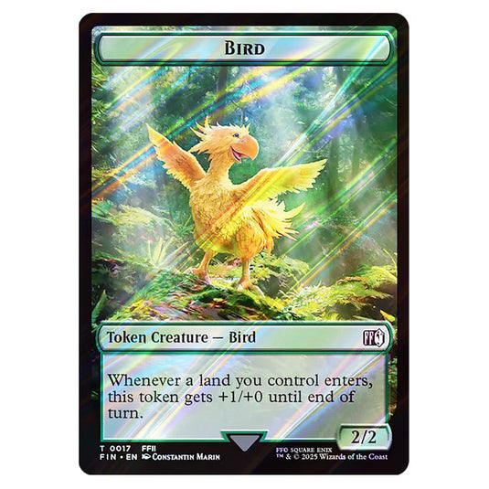 Bird 0017 card from the Magic The Gathering set Universes Beyond - Final Fantasy - Tokens