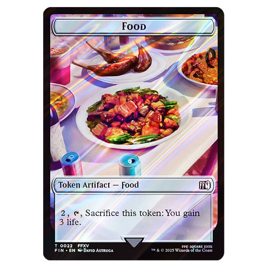 Food 0022 card from the Magic The Gathering set Universes Beyond - Final Fantasy - Tokens