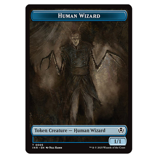Human Wizard 0005 card from the Magic The Gathering set Innistrad Remastered Tokens