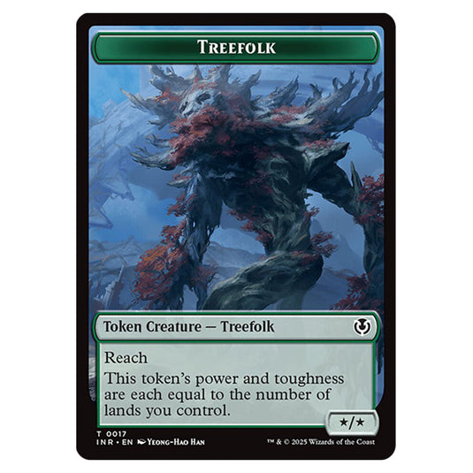 Treefolk 0017 card from the Magic The Gathering set Innistrad Remastered Tokens