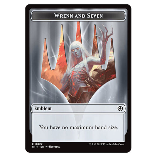 Wrenn and Seven Emblem 0027 card from the Magic The Gathering set Innistrad Remastered Tokens