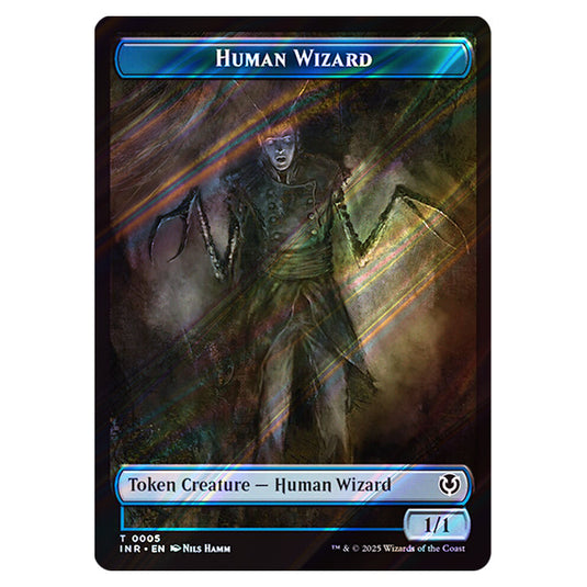Human Wizard 0005 card from the Magic The Gathering set Innistrad Remastered Tokens
