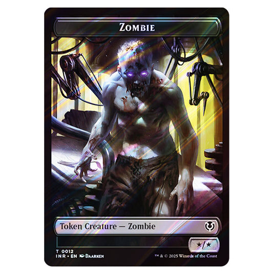 Zombie 0012 card from the Magic The Gathering set Innistrad Remastered Tokens
