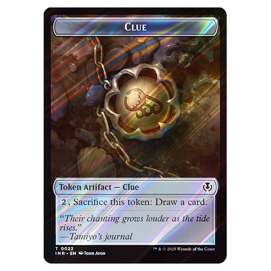 Clue 0022 card from the Magic The Gathering set Innistrad Remastered Tokens