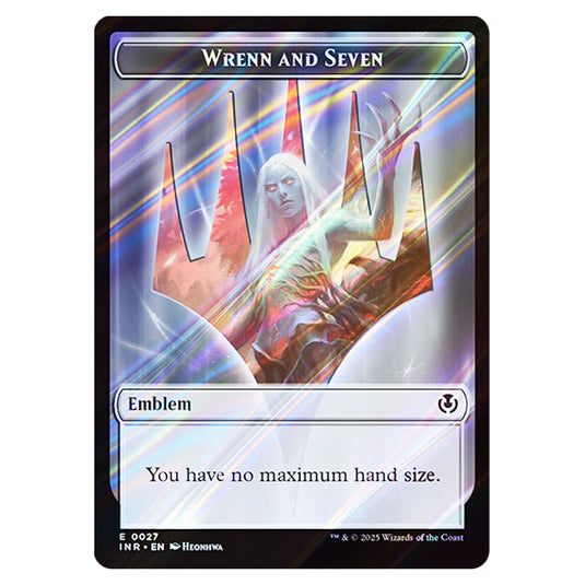 Wrenn and Seven Emblem 0027 card from the Magic The Gathering set Innistrad Remastered Tokens
