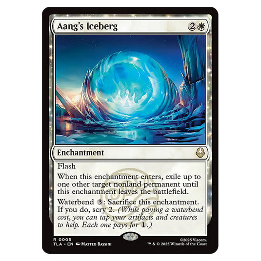 Aang's Iceberg 0005 card from the Magic The Gathering set Avatar The Last Airbender