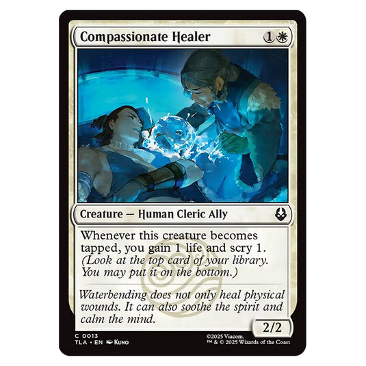 Compassionate Healer 0013 card from the Magic The Gathering set Avatar The Last Airbender