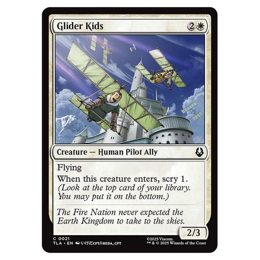 Glider Kids 0021 card from the Magic The Gathering set Avatar The Last Airbender