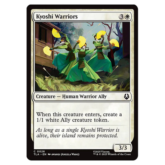 Kyoshi Warriors 0026 card from the Magic The Gathering set Avatar The Last Airbender