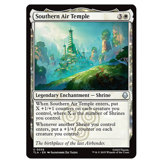 Southern Air Temple 0036 card from the Magic The Gathering set Avatar The Last Airbender