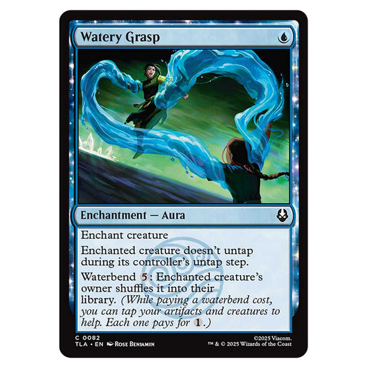 Watery Grasp 0082 card from the Magic The Gathering set Avatar The Last Airbender