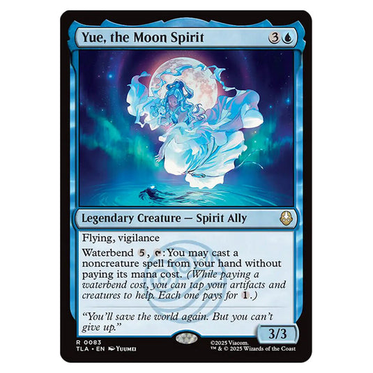 Yue, the Moon Spirit 0083 card from the Magic The Gathering set Avatar The Last Airbender