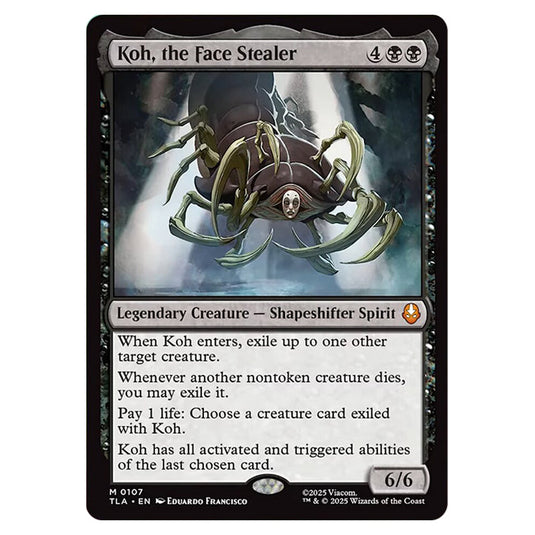 Koh, the Face Stealer 0107 card from the Magic The Gathering set Avatar The Last Airbender