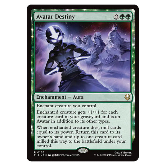 Avatar Destiny 0165 card from the Magic The Gathering set Avatar The Last Airbender