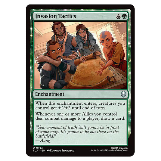Invasion Tactics 0183 card from the Magic The Gathering set Avatar The Last Airbender