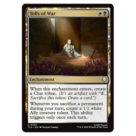 Tolls of War 0245 card from the Magic The Gathering set Avatar The Last Airbender