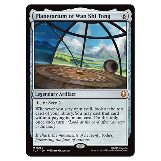 Planetarium of Wan Shi Tong 0259 card from the Magic The Gathering set Avatar The Last Airbender